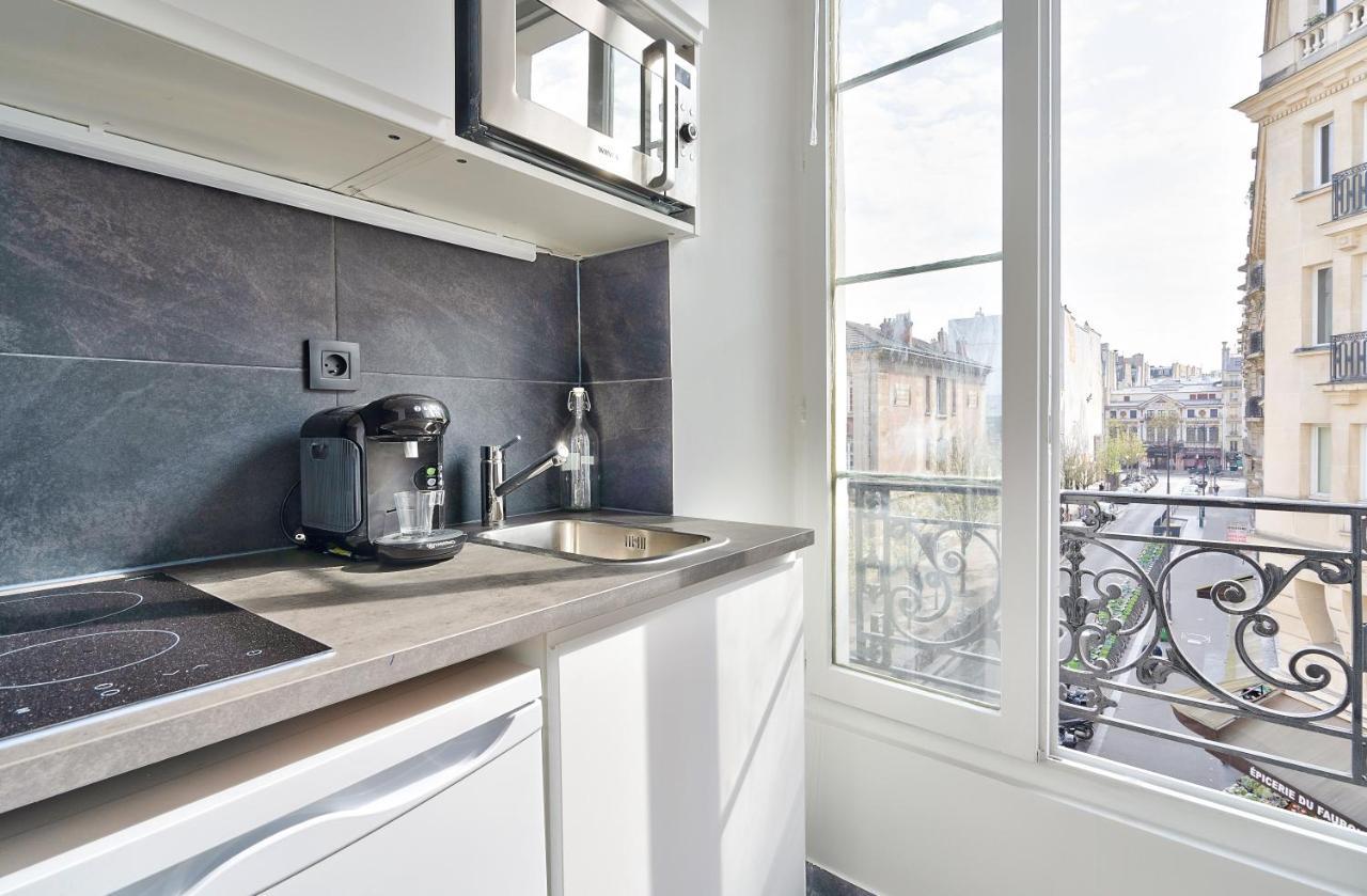 Stylish Mezzanine Studio In The Heart Of Paris 3F Eksteriør billede